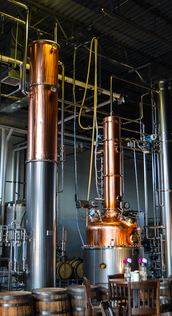 Copper distilling equipment